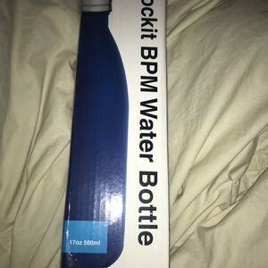 Rockit BPM Sturdy Stainless Steel Water Bottle 17 oz NEW IN BOX  2.75" 10" H
